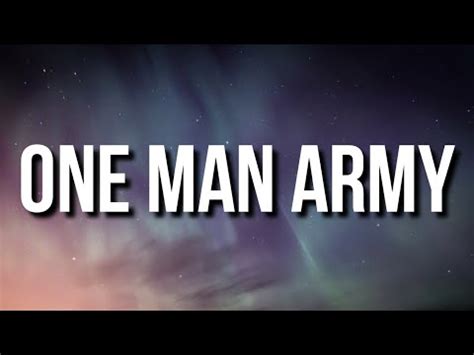 one man army lyrics|More.